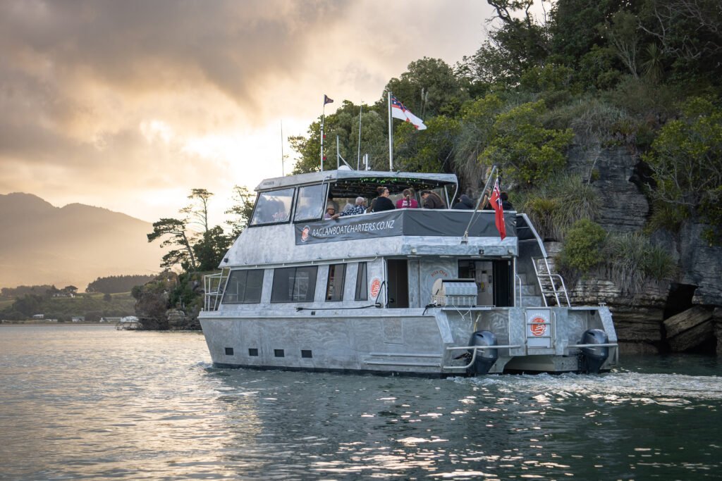 Wahine Moe on the Raglan harbour